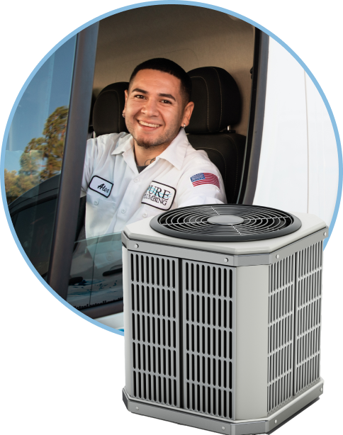 Andrew Aranda working on a plumbing project